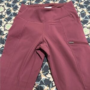 Columbia fleece lined Leggings with Zipper Pocket